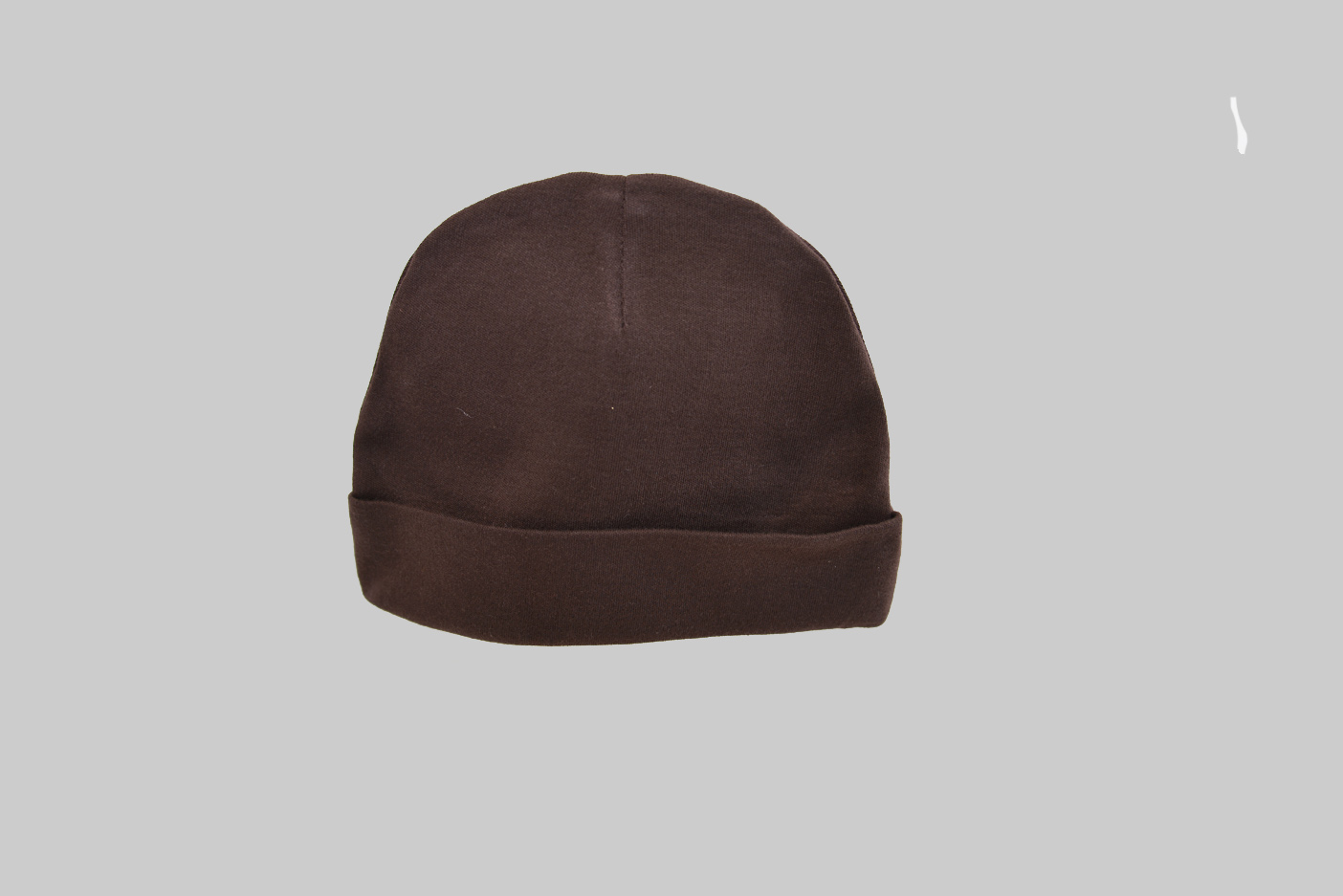 Blank Newborn Nursery Baby Cap Chocolate Color