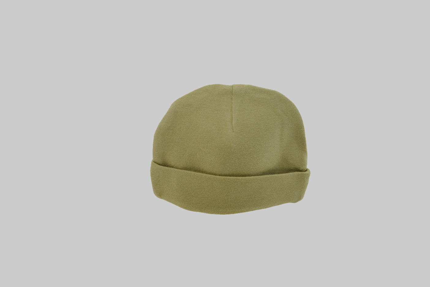 Blank Newborn Nursery Baby Cap Camouflage Green Color.