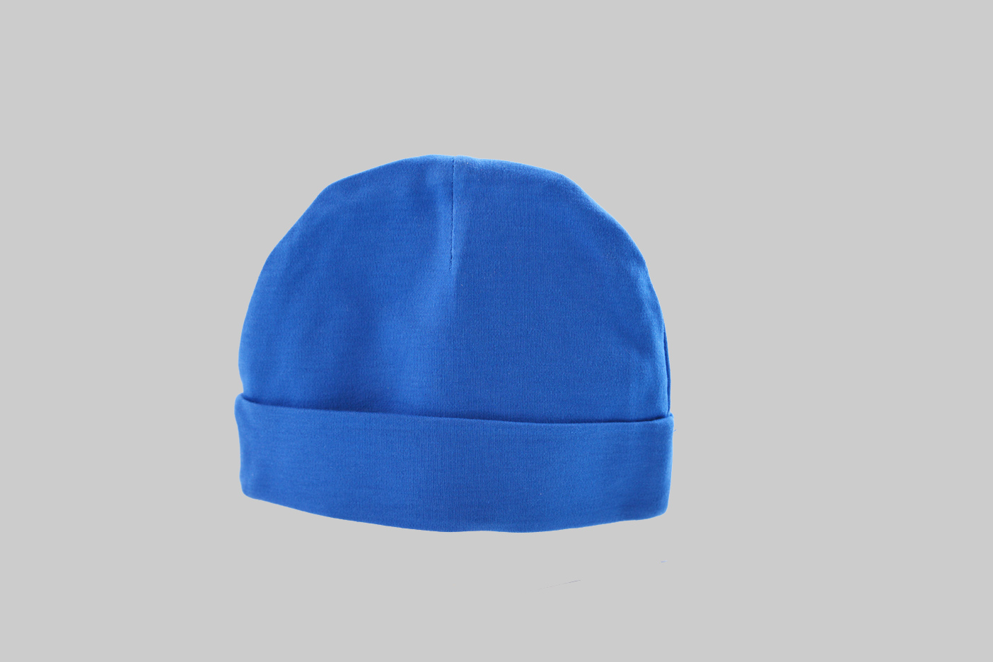 Blank Newborn Nursery Baby Cap Virginia Blue Color.