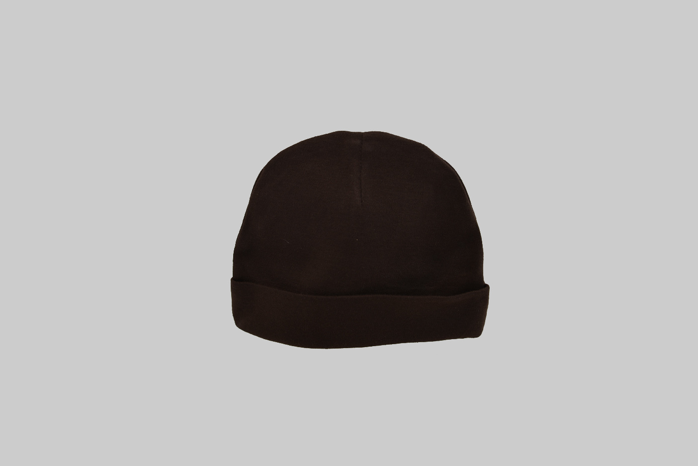Blank Newborn Nursery Baby Cap Black Color.