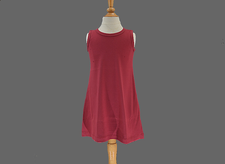 Blank, casual, A-Line Dress, Crimson Tide Color.